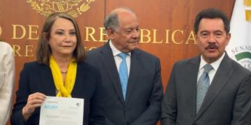 Llega al Senado Plan B de Sheinbaum; Laura Itzel Castillo confió en apoyo para su aprobación