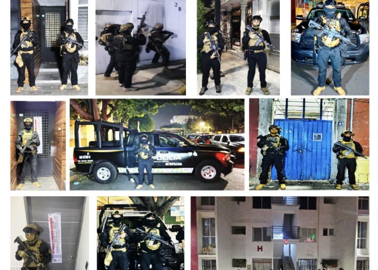 Cateos simultáneos en cuatro alcaldías dejan seis detenidos y más de mil dosis de droga aseguradas