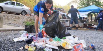 Gente tan cochina: alcalde de Allende, NL se enoja por basura que dejan visitantes en el Río Ramos