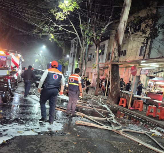 Perros, gatos, tortugas y periquitos son rescatados de incendio por Protección Civil de la Cuauhtémoc