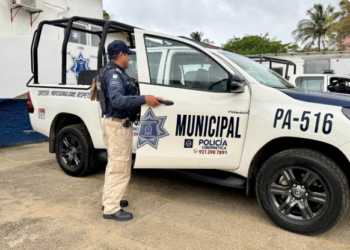Policía Municipal ofrece acompañamiento policial a la ciudadanía en movimientos bancarios