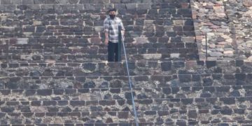 Reportan balacera en las pirámides de Teotihuacán