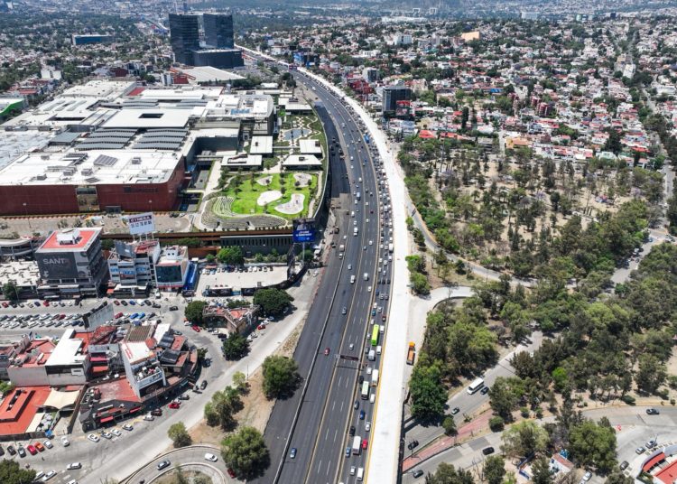 Reconstrucción de Periférico Norte alcanza el 93%; carriles centrales ya están abiertos