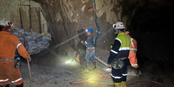 Se refuerza seguridad estructural en Mina Santa Fe para avanzar en zona de rescate de tres mineros