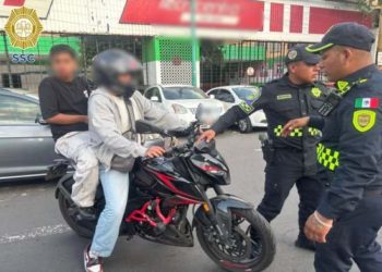SSC sanciona a motociclistas tras operativo por evento en la Cuauhtémoc