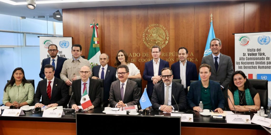 Senado niega ante Volker Türk que gobierno de México promueva o incentive desapariciones forzadas