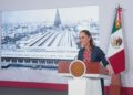 Anuncia Sheinbaum remodelación de terminal ferroviaria en Buenavista