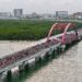 Celebran cancunenses apertura del Puente Vehicular Nichupté con carrera conmemorativa