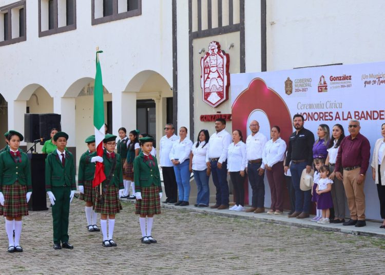 Entrega alcalde de González, Tamaulipas, infraestructura educativa para escuelas primarias