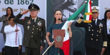 Batalla de Puebla enmarca llamado de Sheinbaum a defender la soberanía
