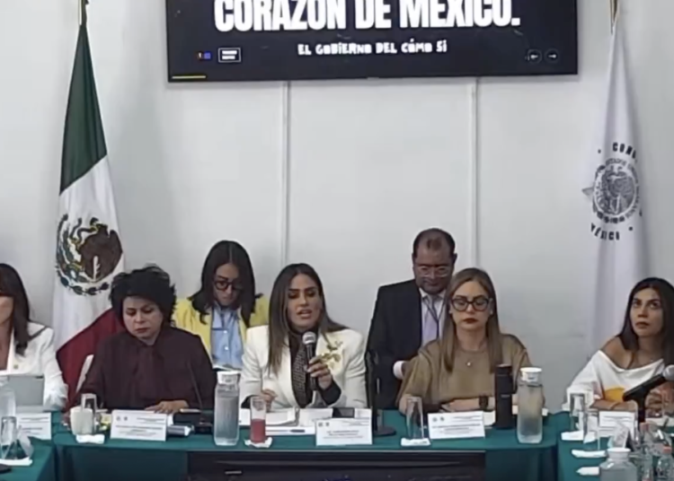 Alessandra Rojo de la Vega destaca ante el Congreso reducción de feminicidios en Cuauhtémoc