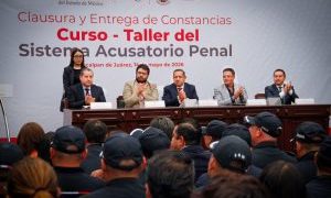 En Naucalpan concluyen elementos de la guardia municipal curso-taller del Sistema Acusatorio Penal