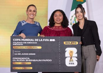 Sheinbaum anuncia a las cuatro finalistas que acudirán a partidos del Mundial 2026