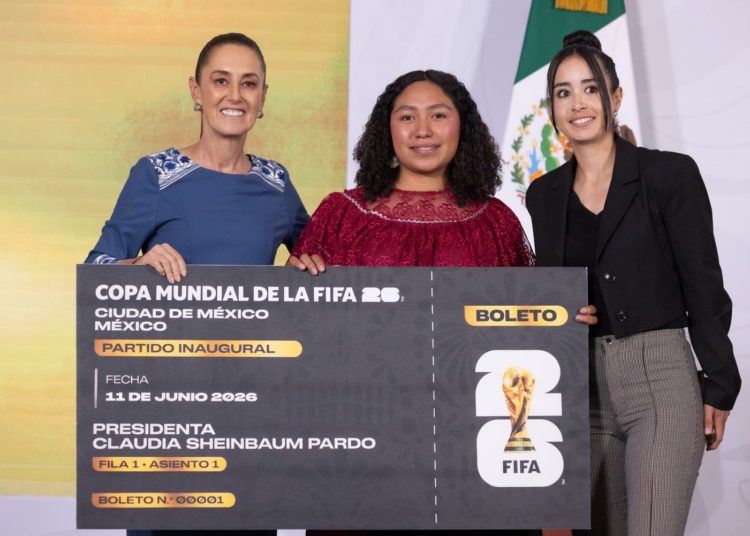 Sheinbaum anuncia a las cuatro finalistas que acudirán a partidos del Mundial 2026
