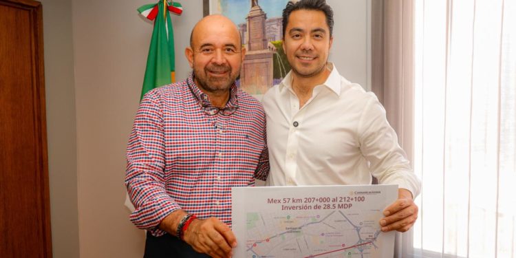Informa Felifer Macías arranque de obra federal para rampa de frenado en la México-Querétaro