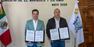 Firman convenio El Marqués y la CMIC en favor de personas en situación de vulnerabilidad