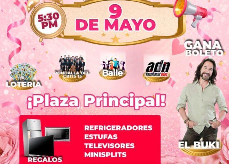 Invita Patty Chío al gran festejo del Día de las Madres en El Mante, Tamaulipas