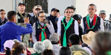 Gobierno federal y estatal recorren comunidades de Chilapa tras retiro de bloqueos