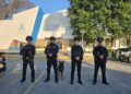 Policía de Monterrey resguarda colegio ante presuntas amenazas