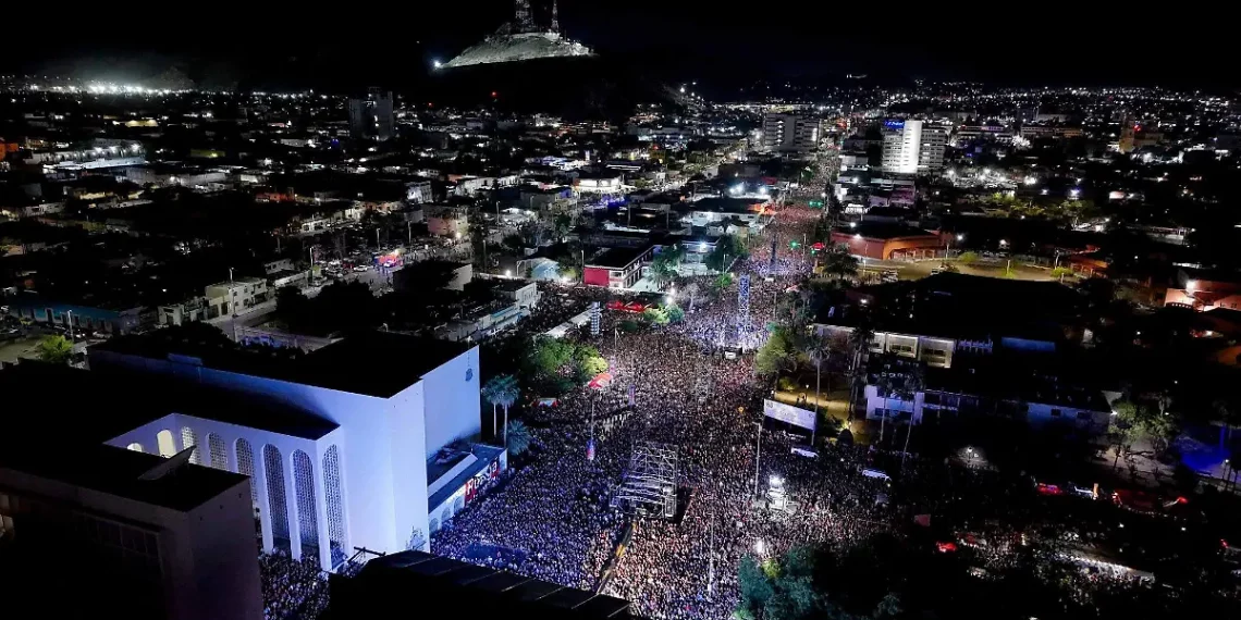 Celebra alcalde de Hermosillo récord de asistencia durante el primer día de las Fiestas del Pitic 2026