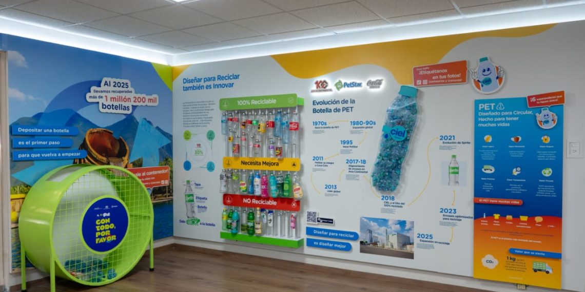 Abren espacio para mostrar proceso de reciclaje de PET en Nuevo León