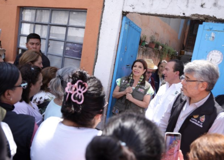 Apoyará Jefa de Gobierno a familias de la alcaldía Cuajimalpa, afectadas por la intensa lluvia con granizo