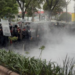 Se registran choques entre policías y encapuchados en inmediaciones del Estadio CDMX