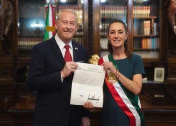 EU reconoce cooperación de México en seguridad: “Nos ha impresionado”, dice Mullin sobre Sheinbaum