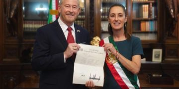 EU reconoce cooperación de México en seguridad: “Nos ha impresionado”, dice Mullin sobre Sheinbaum