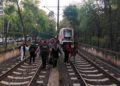 Falla el Tren Ligero en ruta al Estadio Azteca a 10 días del Mundial