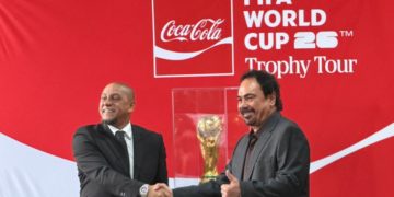Trofeo de la Copa del Mundo ya está en la Ciudad de México