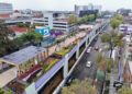 Sin concluir, Clara Brugada inaugura Calzada Flotante Tlallipan