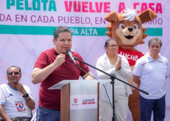 Inaugura Milpa Alta dos nuevas canchas como parte del del programa “La pelota vuelve a casa”,