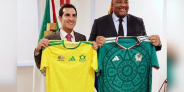 Rommel Pacheco recibe al Ministro de Deporte de Sudáfrica, previo al Mundial 2026